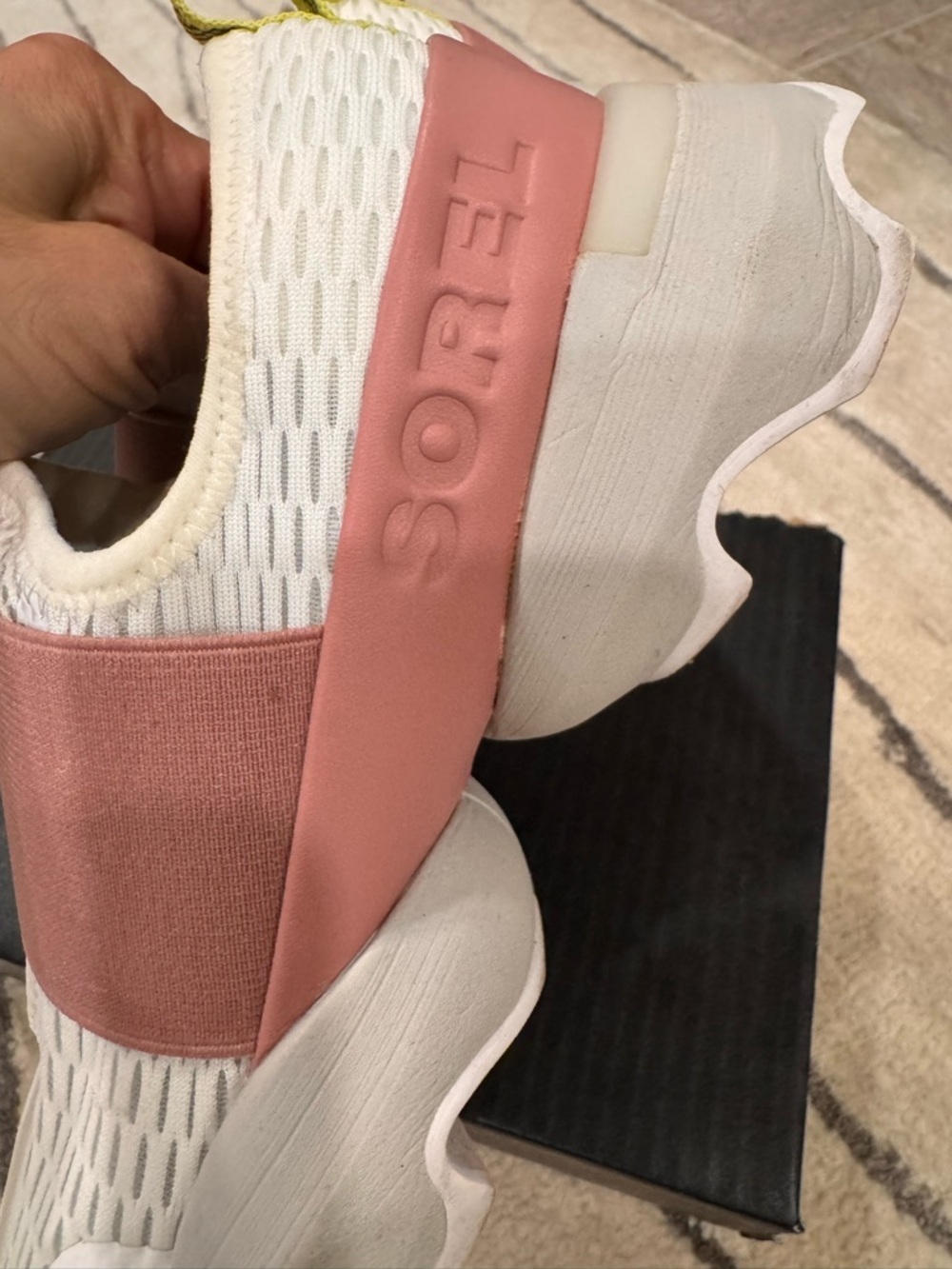 Sorel Women’s white & mauve pink sneakers - Picture 5 of 6